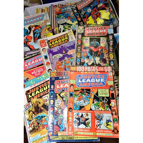 526 - TWO BOXES OF MARVEL, DC AND OTHER COMICS AND A BOX OF CHILDRENS ANNUALS, the comics to include X-Men... 