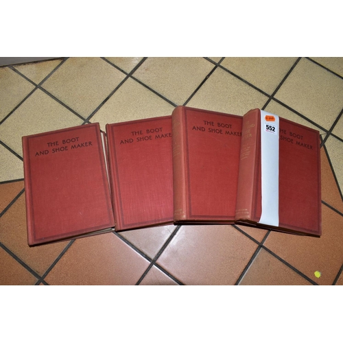 552 - BORDOLI, ERNEST, 'THE BOOT AND SHOE MAKER', 1st edition 1935, four volume set (4)