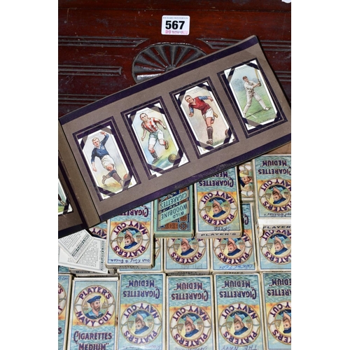 567 - CIGARETTE CARDS, approximately thirty eight sets of cards from various manufactures including John P... 