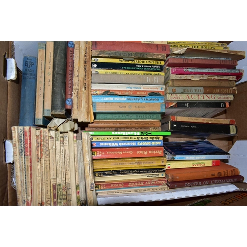 576 - FIVE BOXES OF BOOKS, including Children's stories, Enid Blyton, Rupert, Penguin, Scores (Bach, Beeth... 