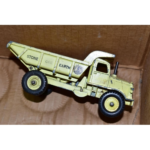 588 - A QUANTITY OF UNBOXED ASSORTED PLAYWORN DINKY SUPERTOYS, Foden 14T Tanker 'Regent', No 942, Euclid D... 