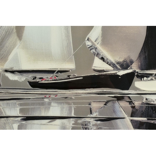 321 - DUNCAN MACGREGOR DMAC (BRITISH 1961) 'LIFE'S A BREEZE'  a limited edition print of yachts under sail... 