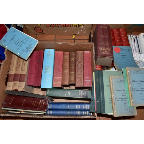 450 - FOUR BOXES OF BOOKS AND A BOX OF ORDNANCE SURVEY MAPS, books include Old Master art interest, The Na... 