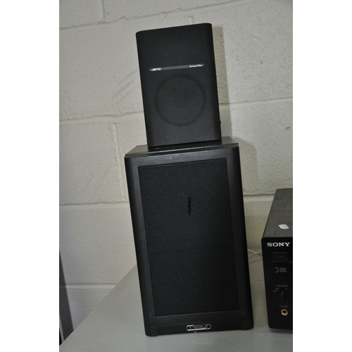 1113 - A SONY STR-DB930 CINEMA SURROUND AMPLIFIER (PAT pass and working), a pair of Mission 760l speakers, ... 