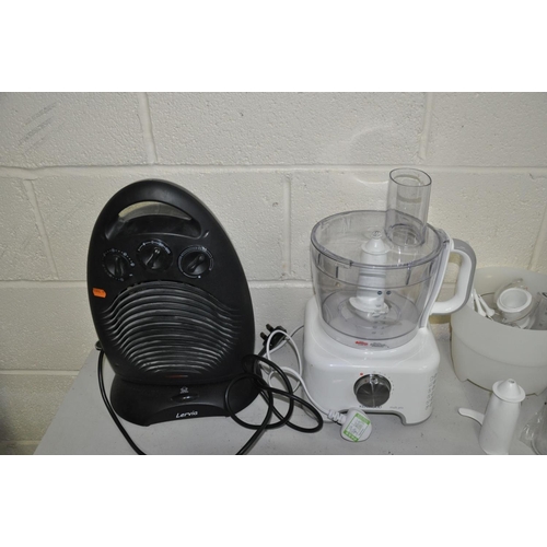 1126 - A KENWOOD MULTI PRO FOOD PROCESSOR with attachments, a Goodmans LD1912 19'' LCD TV with remote and a... 