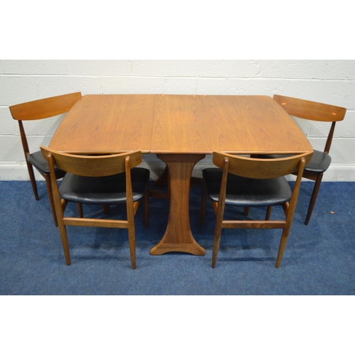 1281 - A G PLAN FRESCO TEAK GATE LEG TABLE, open length 138cm x closed length 33cm x depth 92cm x height 74... 