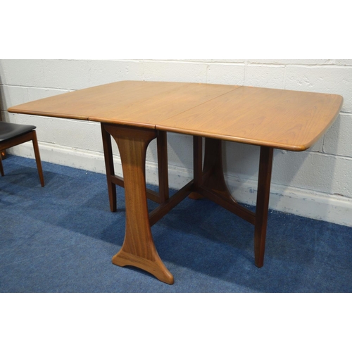 1281 - A G PLAN FRESCO TEAK GATE LEG TABLE, open length 138cm x closed length 33cm x depth 92cm x height 74... 