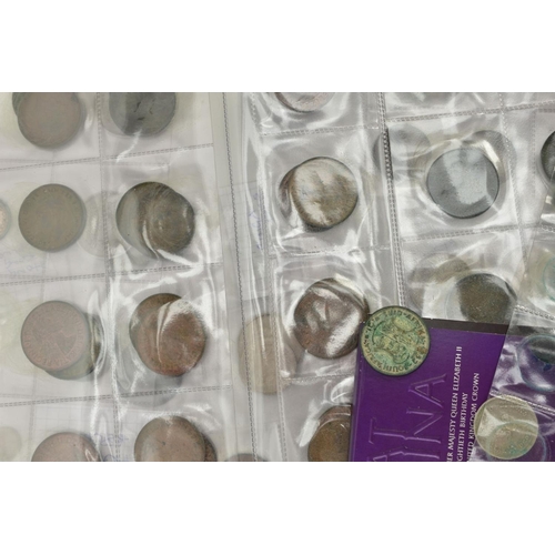 147 - A SHOEBOX OF WORLD COINS to include Royal Mint carded coins, five and two pound coins, eighty nine y... 