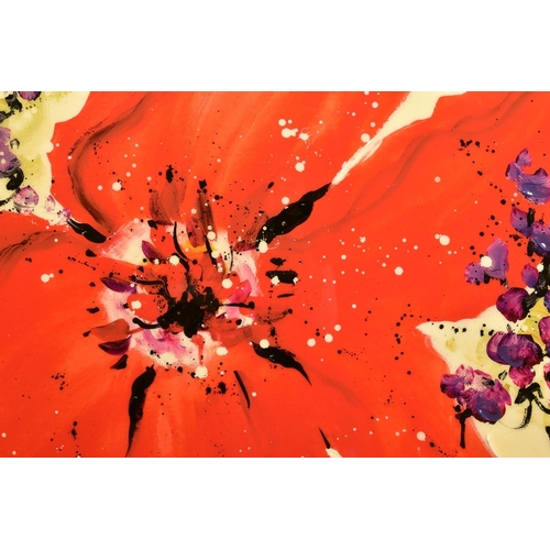 317 - DANIELLE O'CONNOR AKIYAMA (CANADA 1957), 'Journey I' a limited edition print of blossoms 10/195, sig... 