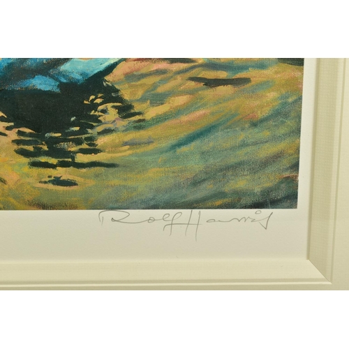 318 - ROLF HARRIS (AUSTRALIAN 1930), 'Swan in the Morning', a limited edition print, signed to lower margi... 