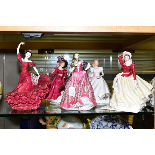 360 - FOUR ROYAL DOULTON FIGURINES, comprising limited edition 'Carmen' HN3993 No 5544/12500, boxed 'Alice... 