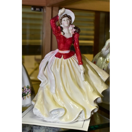 360 - FOUR ROYAL DOULTON FIGURINES, comprising limited edition 'Carmen' HN3993 No 5544/12500, boxed 'Alice... 