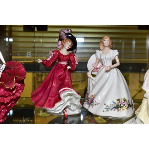 360 - FOUR ROYAL DOULTON FIGURINES, comprising limited edition 'Carmen' HN3993 No 5544/12500, boxed 'Alice... 