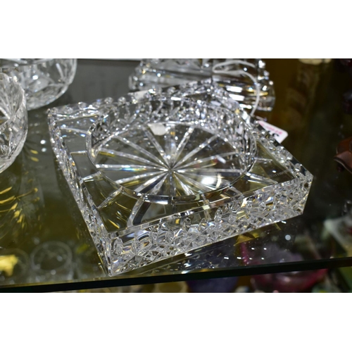 372 - A BOXED WATERFORD CRYSTAL 'GOLD FACED CARRIAGE CLOCK', stamped to base, height 18cm (slight chips to... 