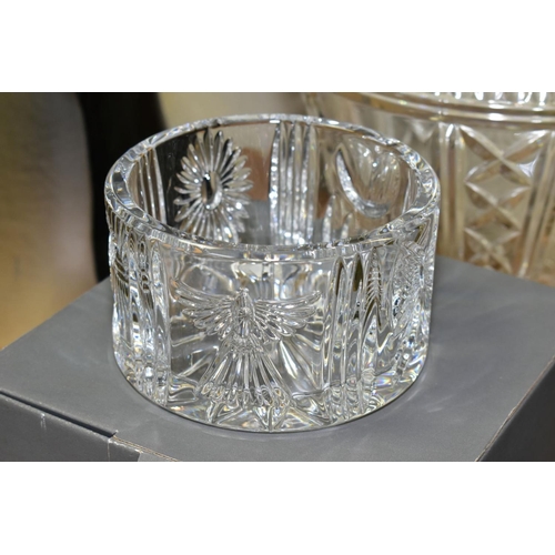 380 - A WATERFORD CRYSTAL MILLENNIUM CHAMPAGNE BUCKET, stamped to base, height 27cm x diameter 24.5cm, tog... 