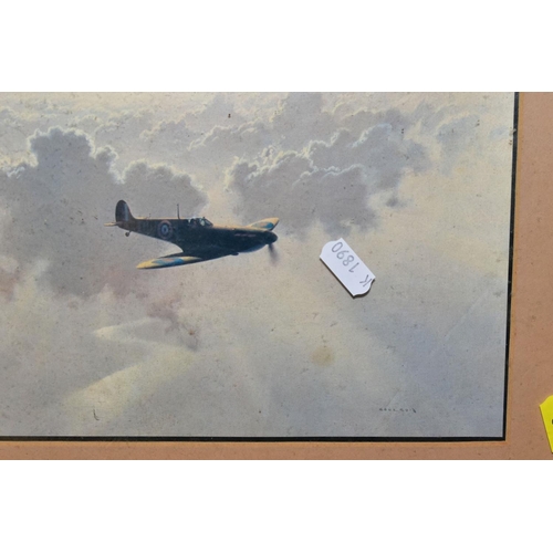 391 - RONALD T.K. WONG G.A.A (CONTEMPORARY) 'ALONE AND UNARMED' a limited edition print of a 13 Squadron T... 