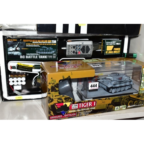 444 - THREE BOXED REMOTE CONTROL VEHICLES, comprising an hpi: racing WR8 Flux Ford Fiesta RS WRC, with som... 