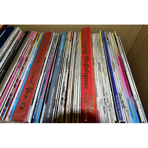 452 - SEVEN BOXES OR CERAMICS, GLASSWARE, CD'S, CASSETTE TAPES, RECORDS, BOOKS, etc and a wooden cased 'Ph... 