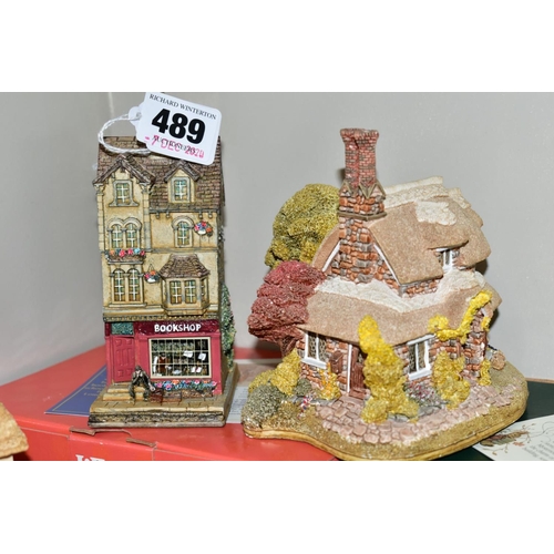 489 - FORTY ONE LILLIPUT LANE SCULPTURES, some boxed and with deeds where mentioned, to include, 'Bookshop... 