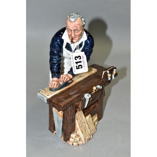 513 - A ROYAL DOULTON FIGURE 'The Carpenter' HN2678, height 20.5cm