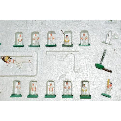 536 - A BOXED SUBBUTEO TABLE CRICKET TEST MATCH EDITION SET, not complete has some missing and damaged ite... 