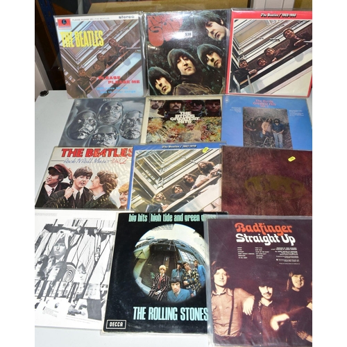 538 - A COLLECTION OF LP'S including five by The Beatles, eleven by The Byrds, one by The Rolling Stones a... 