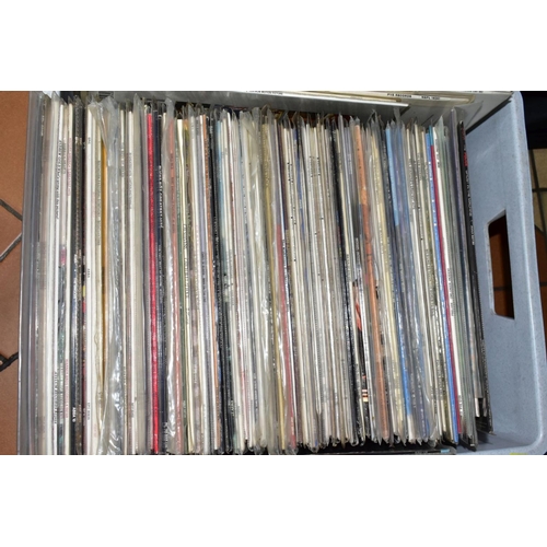 542 - A TRAY CONTAINING OVER ONE HUNDRED LPS including Bread, Cat Stevens, ABBA, The Police, Michael Jacks... 