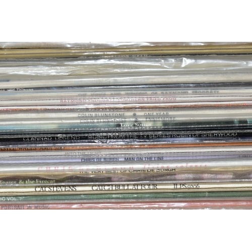 542 - A TRAY CONTAINING OVER ONE HUNDRED LPS including Bread, Cat Stevens, ABBA, The Police, Michael Jacks... 