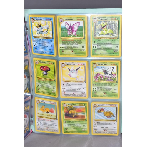 548 - A COMPLETE SET OF POKEMON FOSSIL CARDS, with an almost complete set of Pokemon Jungle cards, missing... 