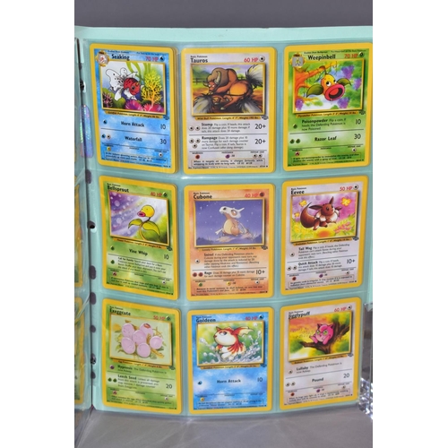 548 - A COMPLETE SET OF POKEMON FOSSIL CARDS, with an almost complete set of Pokemon Jungle cards, missing... 