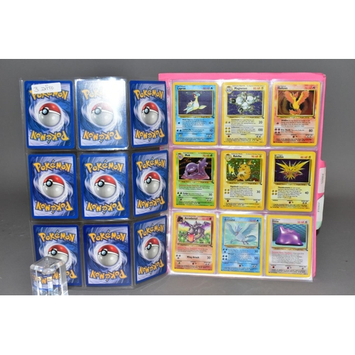 548 - A COMPLETE SET OF POKEMON FOSSIL CARDS, with an almost complete set of Pokemon Jungle cards, missing... 