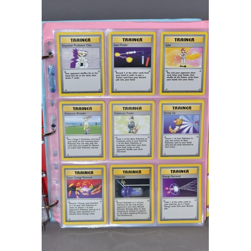 551 - A COMPLETE SET OF POKEMON BASE SET CARDS, and a complete set of Base set 2 cards except that Chariza... 