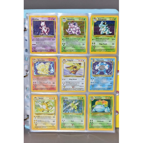 551 - A COMPLETE SET OF POKEMON BASE SET CARDS, and a complete set of Base set 2 cards except that Chariza... 