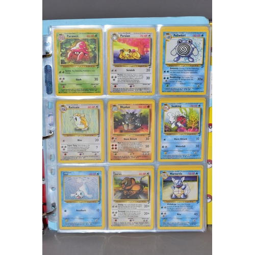 551 - A COMPLETE SET OF POKEMON BASE SET CARDS, and a complete set of Base set 2 cards except that Chariza... 