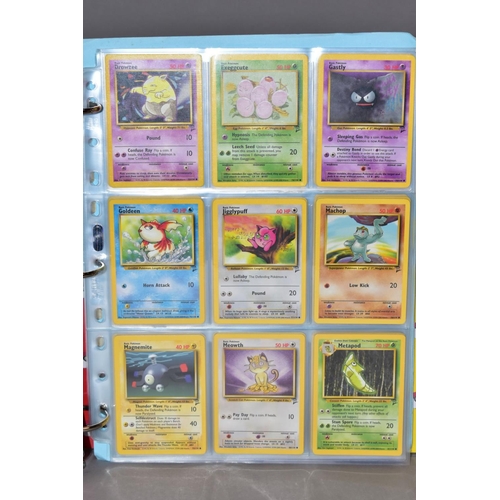 551 - A COMPLETE SET OF POKEMON BASE SET CARDS, and a complete set of Base set 2 cards except that Chariza... 