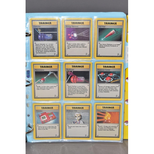 551 - A COMPLETE SET OF POKEMON BASE SET CARDS, and a complete set of Base set 2 cards except that Chariza... 