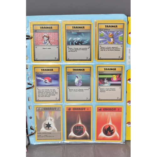 551 - A COMPLETE SET OF POKEMON BASE SET CARDS, and a complete set of Base set 2 cards except that Chariza... 