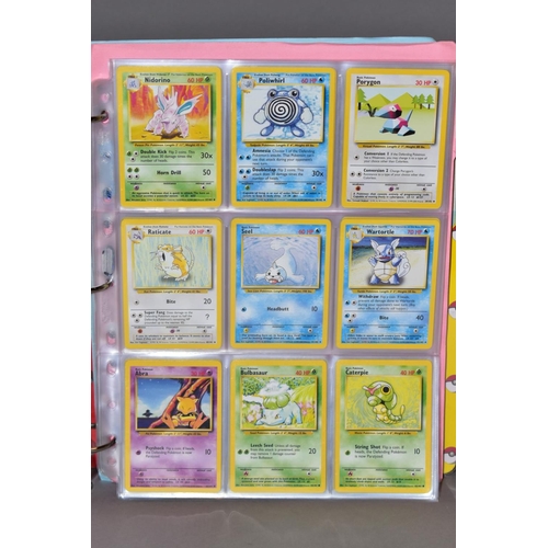 551 - A COMPLETE SET OF POKEMON BASE SET CARDS, and a complete set of Base set 2 cards except that Chariza... 