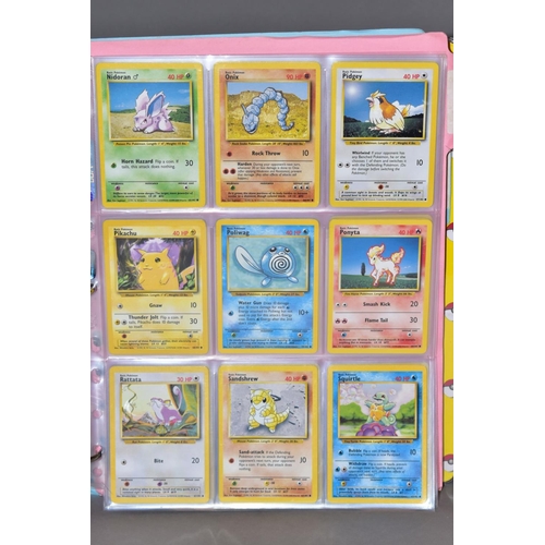 551 - A COMPLETE SET OF POKEMON BASE SET CARDS, and a complete set of Base set 2 cards except that Chariza... 