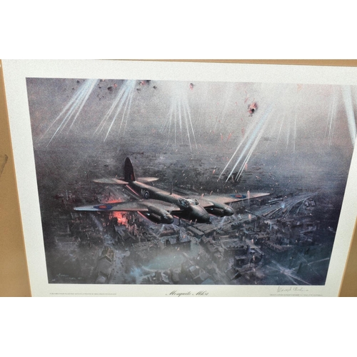 566 - TERENCE CUNEO (1907-1966) 'MOSQUITO MK VI', a limited edition print of Leonard Cheshire bombing Gest... 