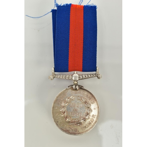 57 - AN 1861 TO 1866 NEW ZEALAND VIRTUTIS HONOR MEDAL, rewarded to 'Phillip Conyers, 2nd Battalion. 14th ... 