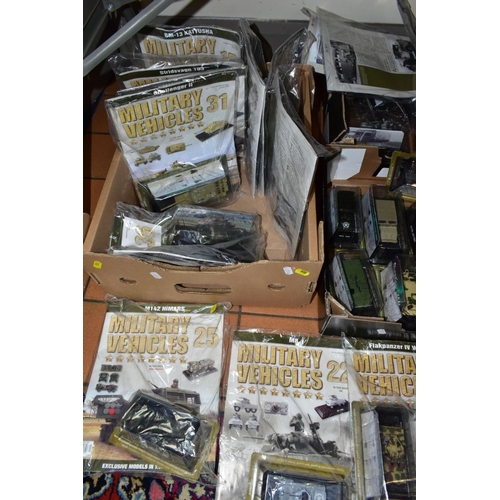 573 - A QUANTITY OF AMER MILITARY VEHICLES COLLECTION MODELS, majority are still sealed in original packag... 