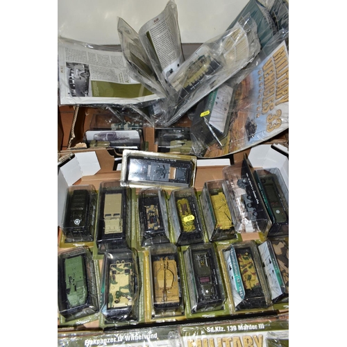 573 - A QUANTITY OF AMER MILITARY VEHICLES COLLECTION MODELS, majority are still sealed in original packag... 