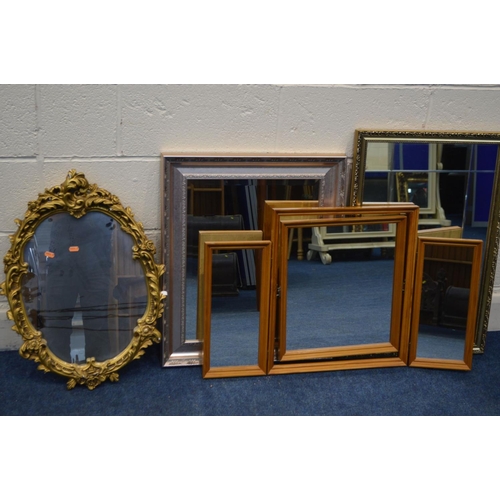 1288 - A G PLAN TEAK TILE TOP COFFEE TABLE, together with a painted Lloyd loom basket chair, gilt framed be... 