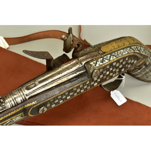 277 - AN ANTIQUE AFGHAM JEZAIL believed dating from the period of the first Anglo/Afghan war between 1839 ... 