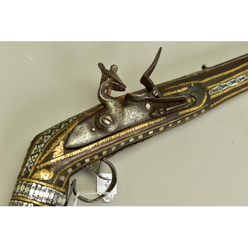 277 - AN ANTIQUE AFGHAM JEZAIL believed dating from the period of the first Anglo/Afghan war between 1839 ... 