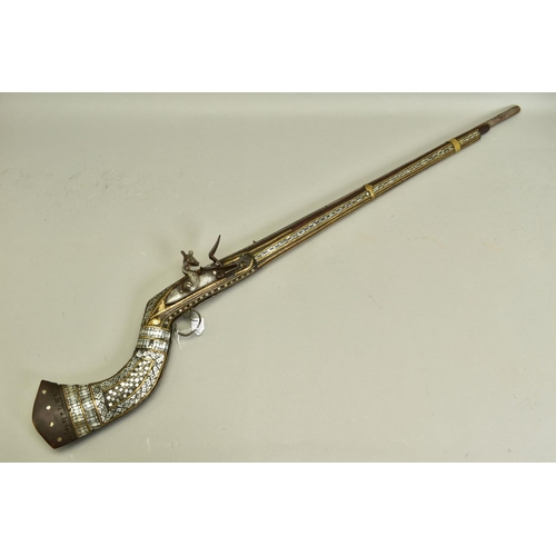 277 - AN ANTIQUE AFGHAM JEZAIL believed dating from the period of the first Anglo/Afghan war between 1839 ... 