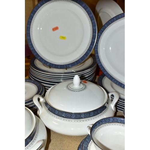 508 - A ROYAL DOULTON SHERBROOKE PART DINNER SERVICE, comprising an oval meat platter, a pair of twin hand... 