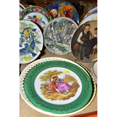 509 - A QUANTITY OF COLLECTORS PLATES, including a set of twelve Franklin Mint 'The Masterpieces of Impres... 