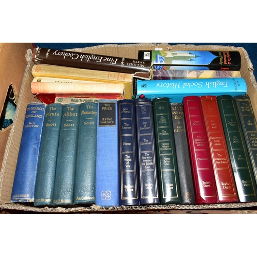 515 - SIX BOXES OF BOOKS, subjects include history, military, autobiographies, 20th century fiction, Reade... 